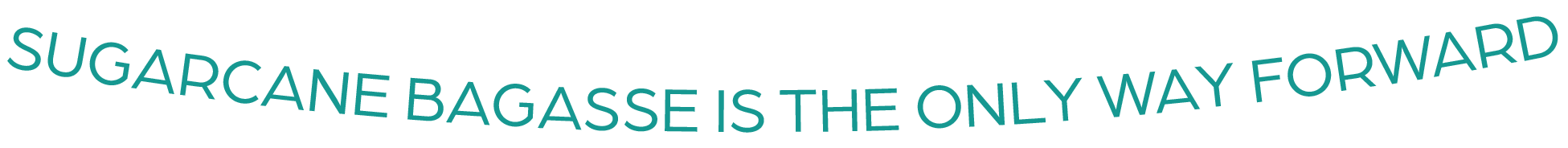 Sugarcane bagasse is the only way forward